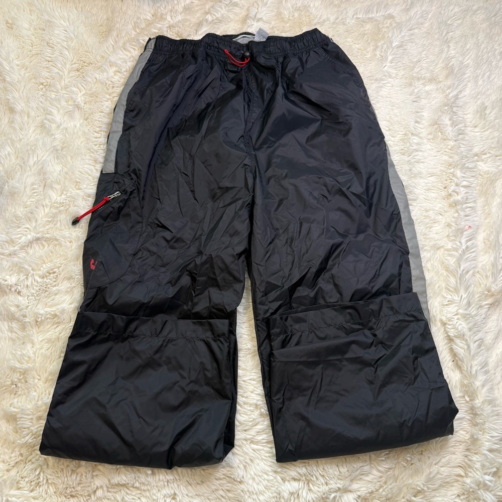 Canyon River Blues men’s outdoor Black/Gray Pants 38x30 soft fabric lined